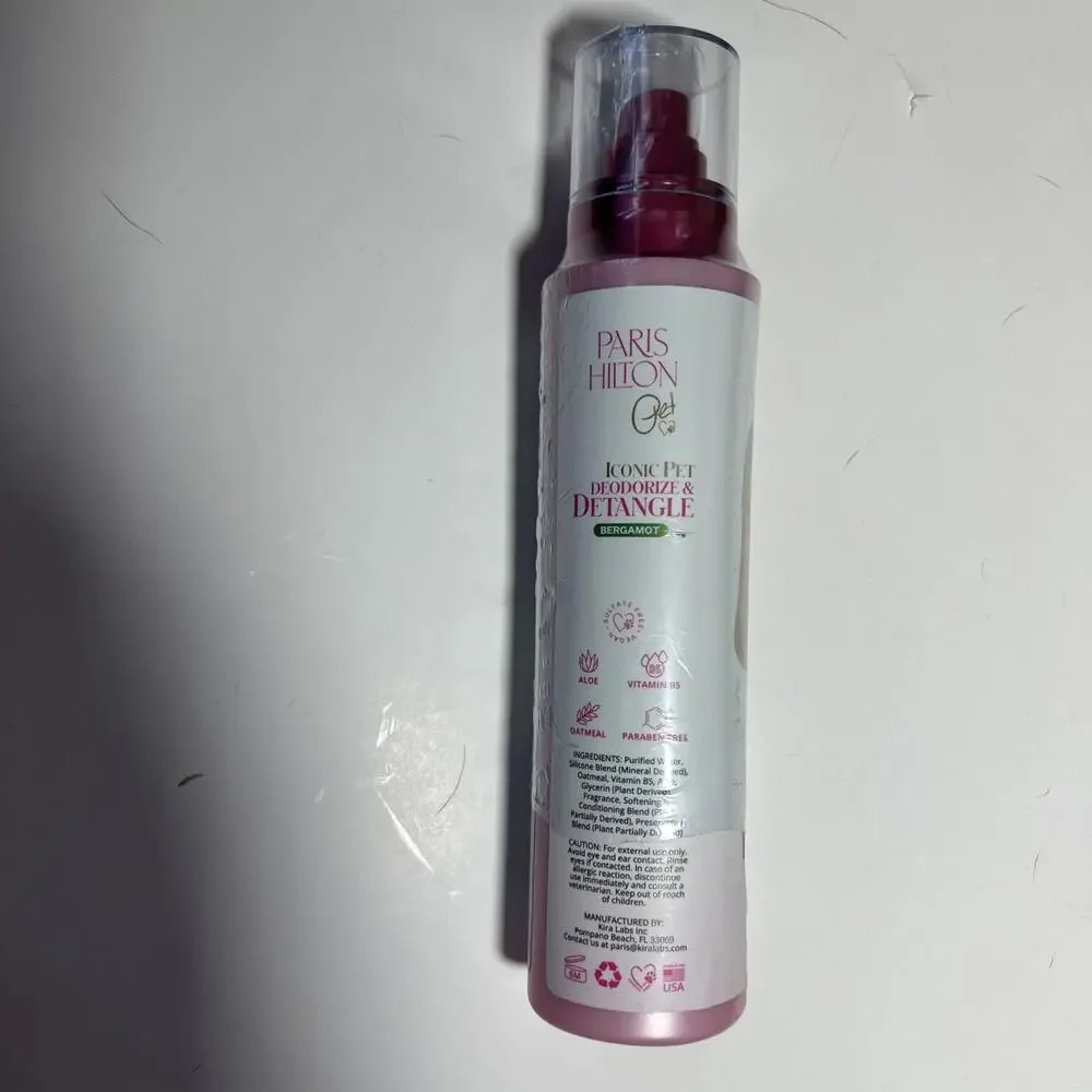 Paris Hilton SET OF TWO Pet Dog Detangle Bergamont AND Paw Repair Creme